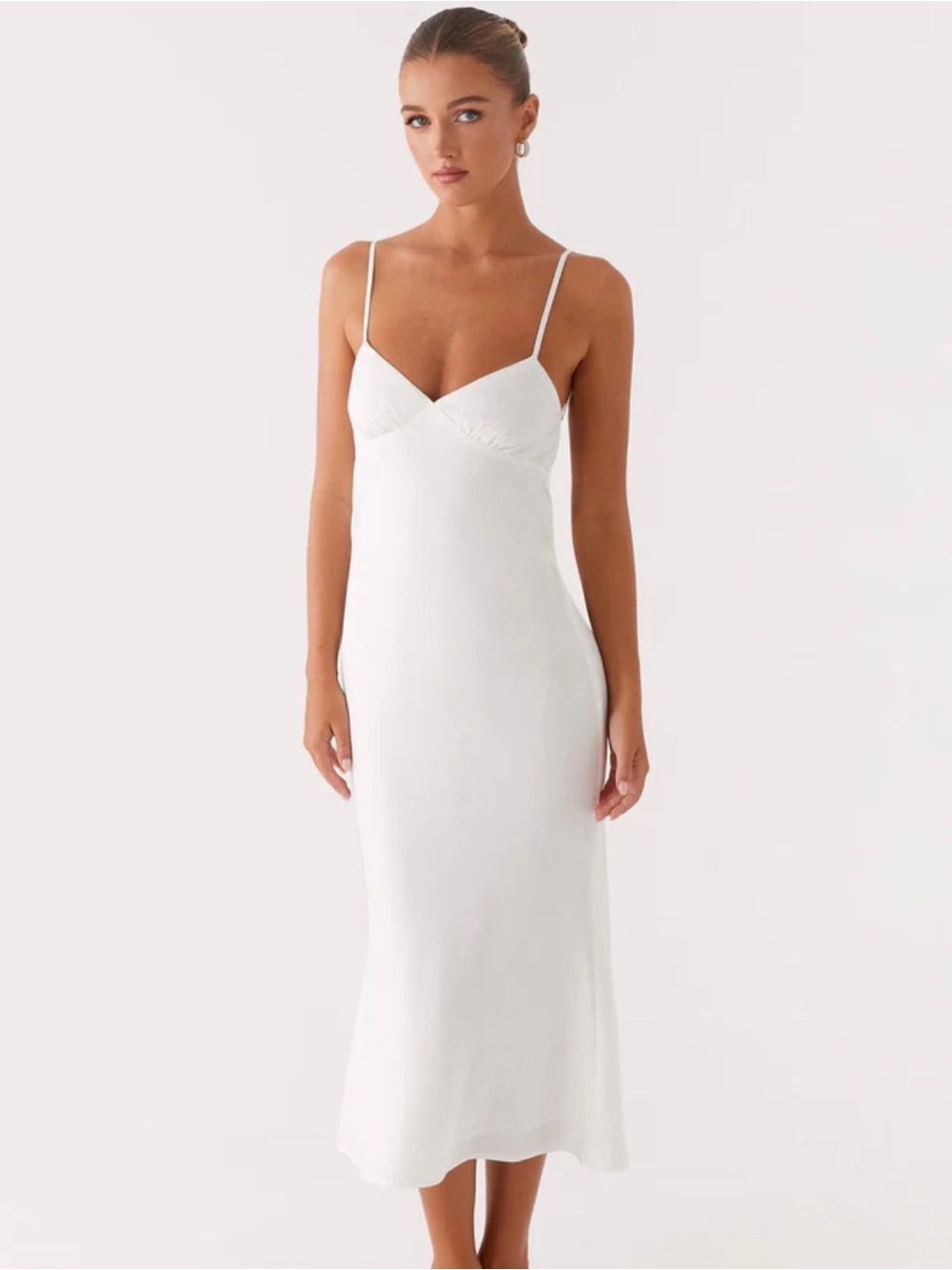 Peppermayo White Slip Midi Dress - Picture 3 of 6